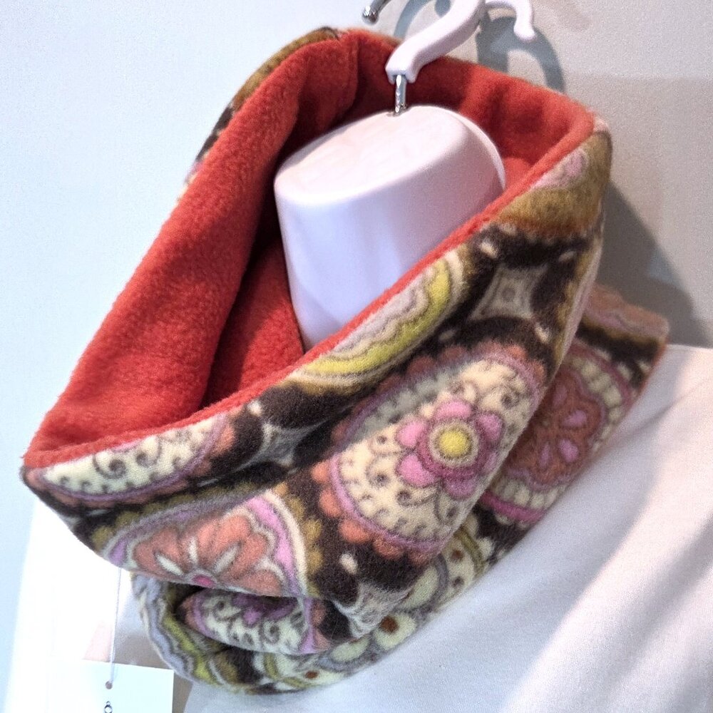 NWT Boho Inspired Medallions Fleece Neck Warmer